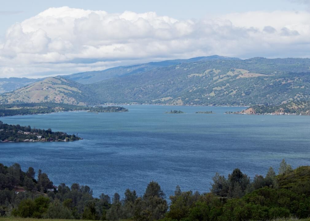 #9. Clearlake, California (tie)